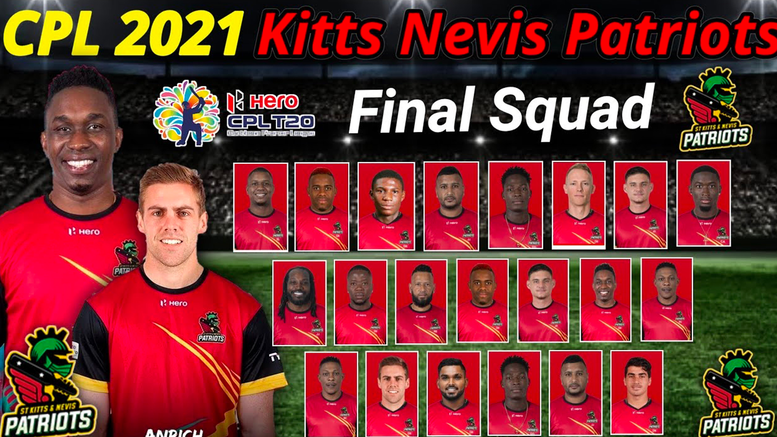 CPL 2024: St Kitts & Nevis Patriots Squad Changes